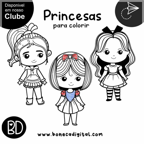 Kits Digitais Princesas Risco - comprar online