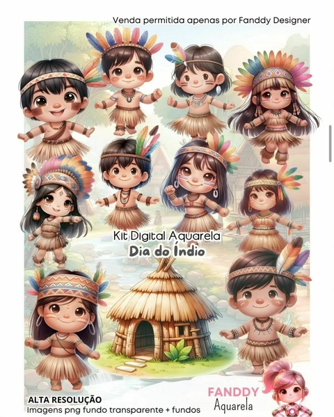 Kit Digital - Dia do Índio - comprar online