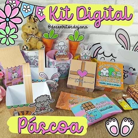 Kit Digital Páscoa fofa PASCOA - comprar online