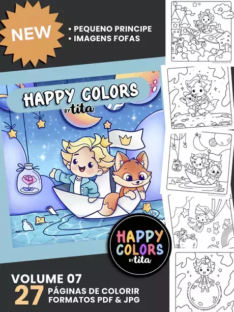 Livro de Colorir Happy Color Vol 07 Pprincipe - comprar online