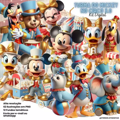 Kit Digital - Mickey Circo 3 - comprar online