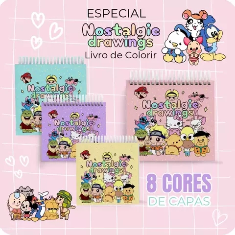 Livro de Colorir - Nostalgic Drawing - comprar online
