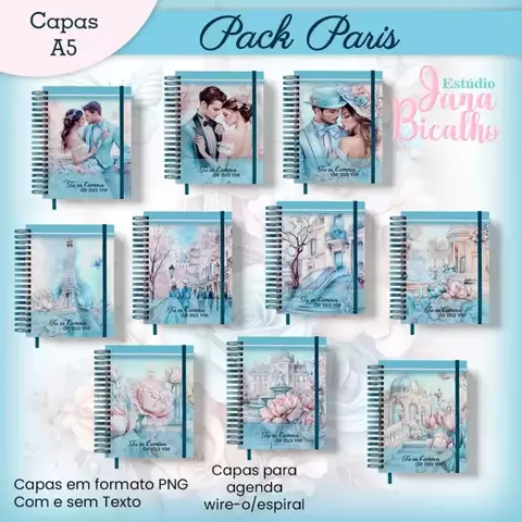 Encadernação - Pack Capas Paris - comprar online