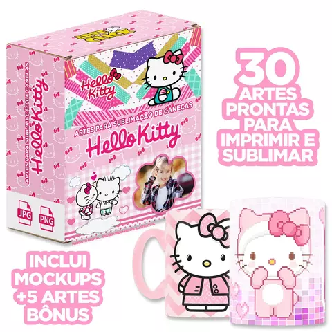 Caneca - Pacotinho de Artes Hello Kitty - comprar online