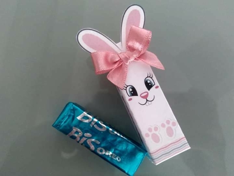 porta bis coelho com laço PASCOA - comprar online
