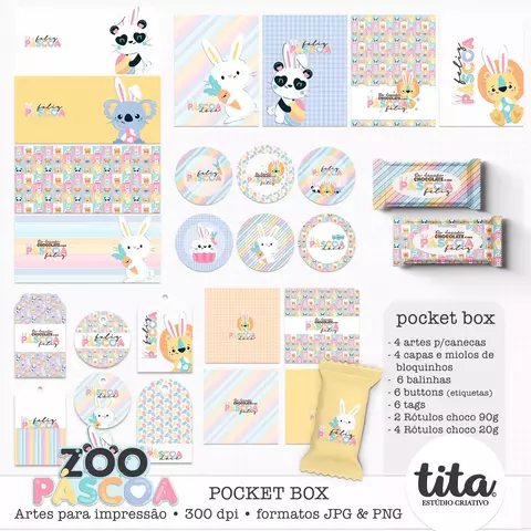 Zoo_Pascoa_Pocketbox - comprar online