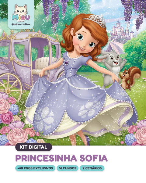 Kit Digital - Princesinha Sofia - comprar online