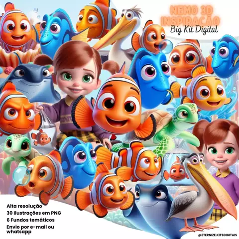 Kit Digital - Procurando o Nemo - comprar online