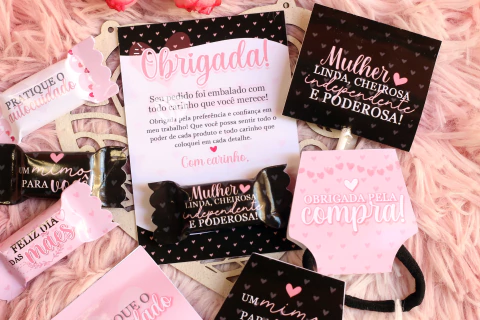 Revendedoras Mães Rosa e Preto - comprar online