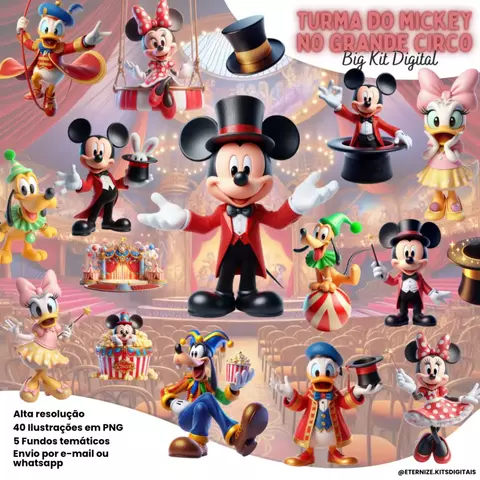 Kit Digital - Turma do Mickey no Circo - comprar online