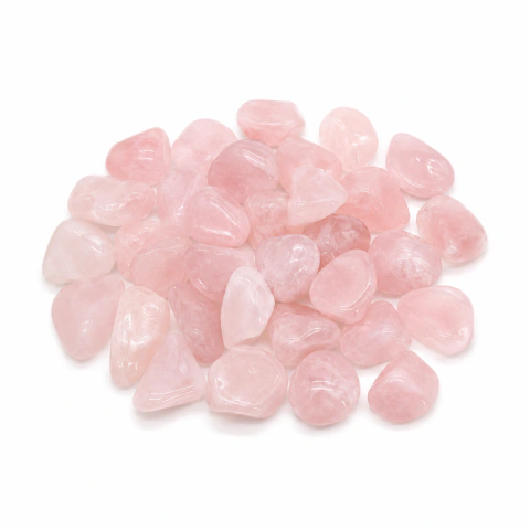 Quartzo Rosa Rolado 1–2 cm – Pacote 200 g | Amor, Harmonia e Equilíbrio Emocional