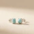 Brinco Larimar Natural Lapidado em Prata 925 – Calmaria e Energia do Mar - comprar online