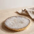 Chapa de Quartzo Cristal com Borda Dourada 576g 15x12 cm | Suporte Decorativo Energético - comprar online