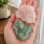 Kit Amor Incondicional Cristais Naturais Quartzo Rosa e Quartzo Verde 4 a 6 cm - comprar online