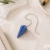 Pêndulo Radiônico de Quartzo Azul Natural – Clareza, Comunicação e Intuição - comprar online