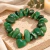 Pulseira de Quartzo Verde Natural com Pingente Coração – Cura Emocional, Equilíbrio e Harmonia - comprar online