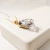 Pingente de Drusa de Cristal Natural com Banho Dourado – Purificação e Harmonia - comprar online