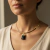 Choker Aro Largo com Turmalina Negra – Proteção e Aterramento | Banhado a Ouro 18K - comprar online