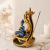 Incensário Buda Hindu Cascata Dourado e Azul – Espiritualidade, Meditação e Harmonia - comprar online
