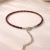 Pulseira de Granada Facetada 16cm com Extensor – Energia e Vitalidade - Preciosidades Naturais | Cristais Naturais Selecionados com Energia e Intenção