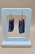 Brinco Click de Cianita Azul com banho dourado – Proteção