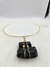 CHOKER COM PINGENTE DUPLO DE TURMALINA NEGRA -Proteção e Equilíbrio - comprar online