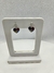 Brincos Emoção e Inclusão - Brinco de aço inox bolinha c/ Coração Autismo 1,5 cm