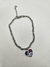 Pulseira Brilho do Autismo -Pulseira de aço inox, Coração Autismo - Elo Português 17 cm - Preciosidades Naturais
