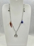 Gargantilha choker de aço inox hipoalergênico, elo português com pingentes de saco da fortuna, pimentinha, ferradura, olho grego azul claro e figa. na internet