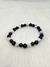 Pulseira Esferas Obsidiana Negra – Lava Vulcânica – Howlita - comprar online