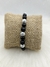 Pulseira Esferas Obsidiana Negra – Lava Vulcânica – Howlita - loja online