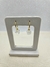 Brinco Argolinha 15mm Pedra Bruta Banhado a Ouro – Quartzo Cristal