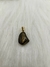 Pingente de Olho de Tigre com Pino Dourado - comprar online