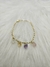 Pulseira Quatro Elementos - Quartzo Cristal, Quartzo Rosa, Ametista e Citrino (Ametista Queimada)