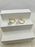 Brinco Argolinha 15mm Pedra Bruta Banhado a Ouro – Prasiolita