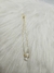 PULSEIRA GRAVATINHA BANHO OURO – SELENITA BRANCA - comprar online