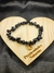 Pulseira Cascalho Obsidiana Negra - Energia de Proteção e Força - Preciosidades Naturais
