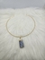 Conjunto Choker com Pingente de Cianita Azul - Estilo e Espiritualidade
