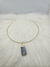 Conjunto Choker com Pingente de Cianita Azul - Estilo e Espiritualidade - comprar online