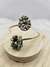 Bracelete Ajustável Banho de Ouro 18k - 2 Pedras Brutas de Pirita (PROTEÇÃO-PROSPERIDADE) - loja online