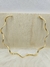 Choker Aro Ondulado Folheado a Ouro 18K - Preciosidades Naturais