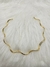 Choker Aro Ondulado Folheado a Ouro 18K - loja online