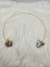 Choker Turmalina Rosa - Duas Pedras - comprar online