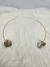 Choker Turmalina Rosa - Duas Pedras - loja online