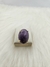 Anel Cabochão Regulável de Ametista -Purificação e Proteção Espiritual. na internet