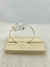 Bracelete Ajustável em Banho Dourado com Drusa de Cristal - Clareza mental e espiritual. - comprar online