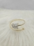 Bracelete Ajustável em Banho Dourado com Drusa de Cristal - Clareza mental e espiritual. - Preciosidades Naturais