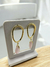 Brinco Argola Orgânica com Quartzo Rosa – Banhado a Ouro 18K - Amor e Paz Interior na internet