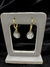 Brinco Mini Argola com Quartzo Rutilado – Banhado a Ouro 18K - Clareza Mental. - comprar online