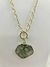 Colar Elo Banho Ouro 18k - Epidoto - Energia Positiva - Harmonia Interior - loja online